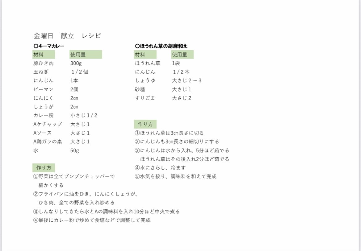 栄養士が簡単で美味しい栄養満点な献立を作成します 忙しい方、子どもの偏食で悩んでいる方におすすめ！ イメージ10