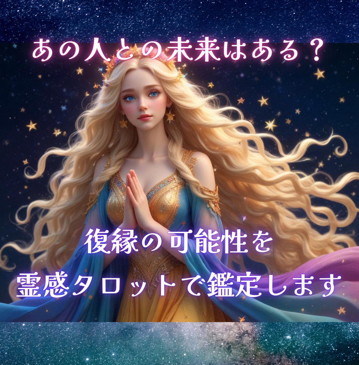霊感タロットで復縁の可能性を鑑定します プロの占い師があなたの心に寄り添い鑑定☆音信不通・片思い イメージ1