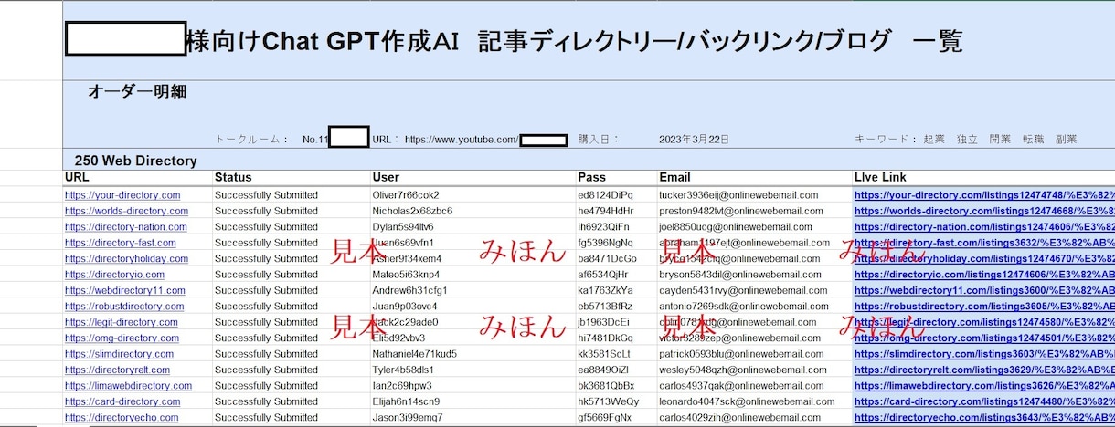 生成AI利用のコンテンツSEOで検索を向上させます 生成Ai記事をキーワード経由でリスティングリンク広告します イメージ2