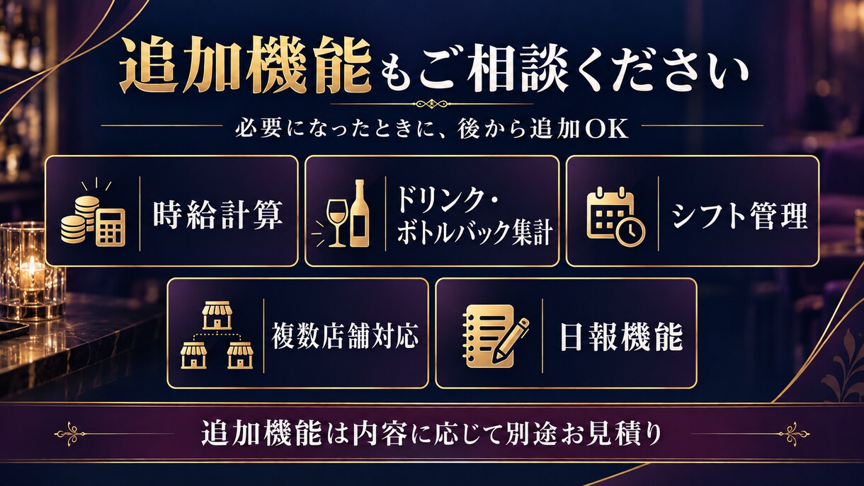 スナック向けQR勤怠管理ツールを制作します 深夜の退勤もQRで記録、勤怠管理をラクに イメージ3