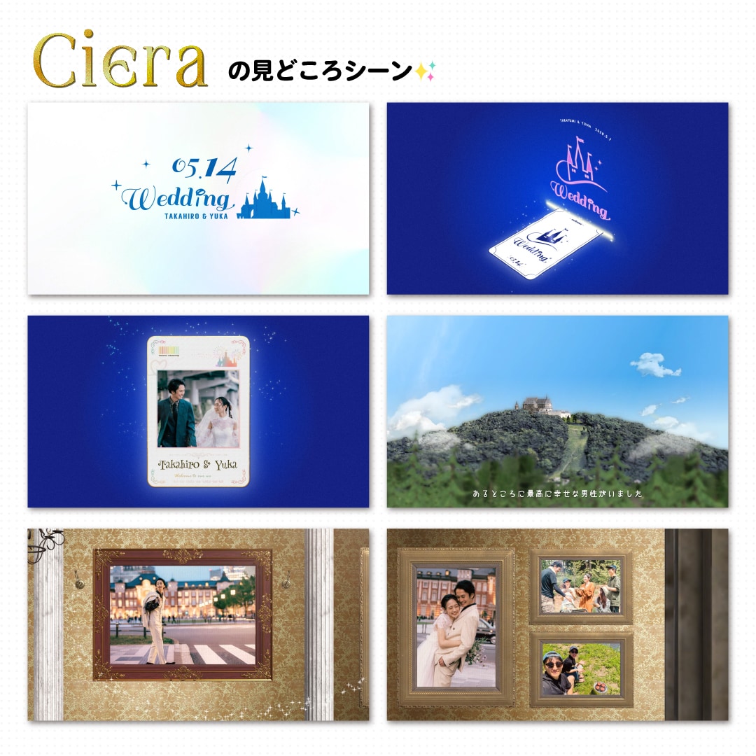プリンセス風のムービー作成します 披露宴の開始を彩るロマンティックなムービーです！ イメージ2