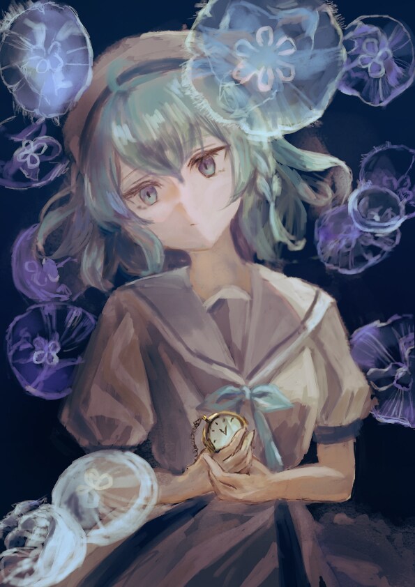 空想アクアリウムの幻想的な絵画を作ります ご希望やモチーフに沿って唯一無二のアクアリウムを描きます。 イメージ6