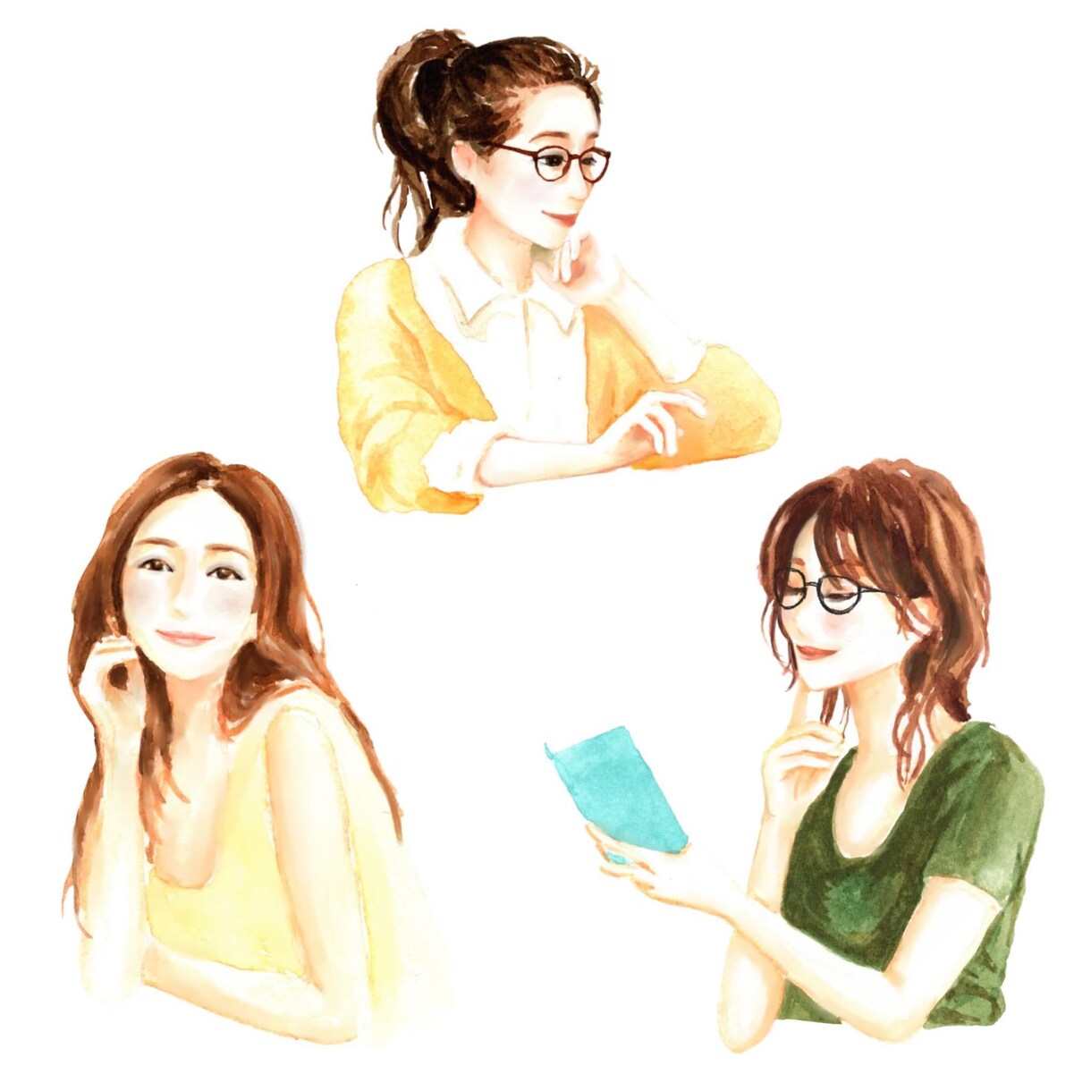 ファッションイラストを手描きの水彩画で描きます 〜丁寧なヒアリング〜 温かく優しいタッチが得意です♪ イメージ8