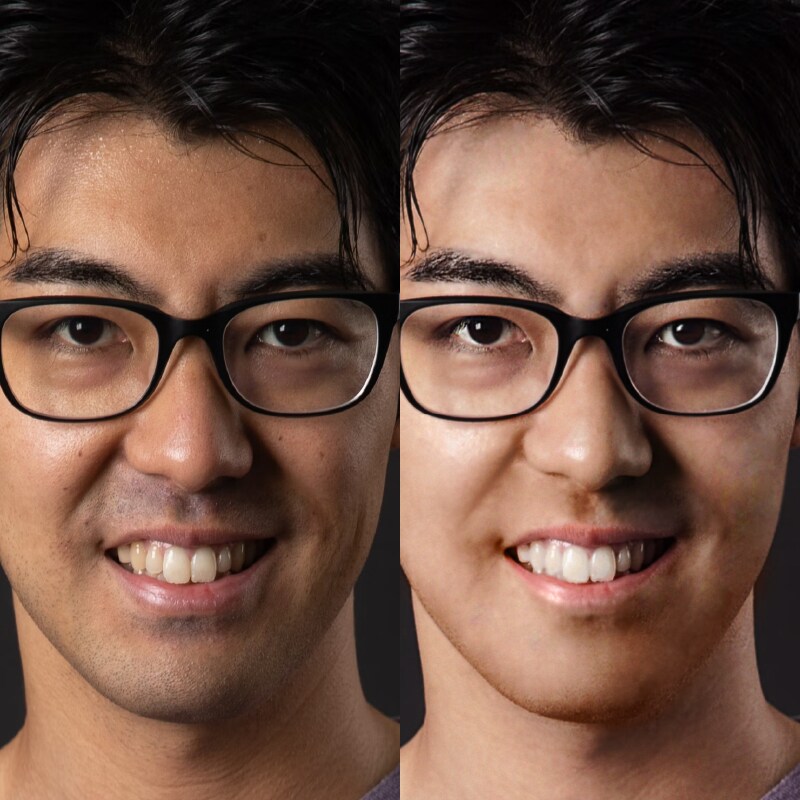 写真と違わない？と思われないレタッチ承ります 違和感がない程度に でもなんとなく印象をアゲるレタッチ イメージ2