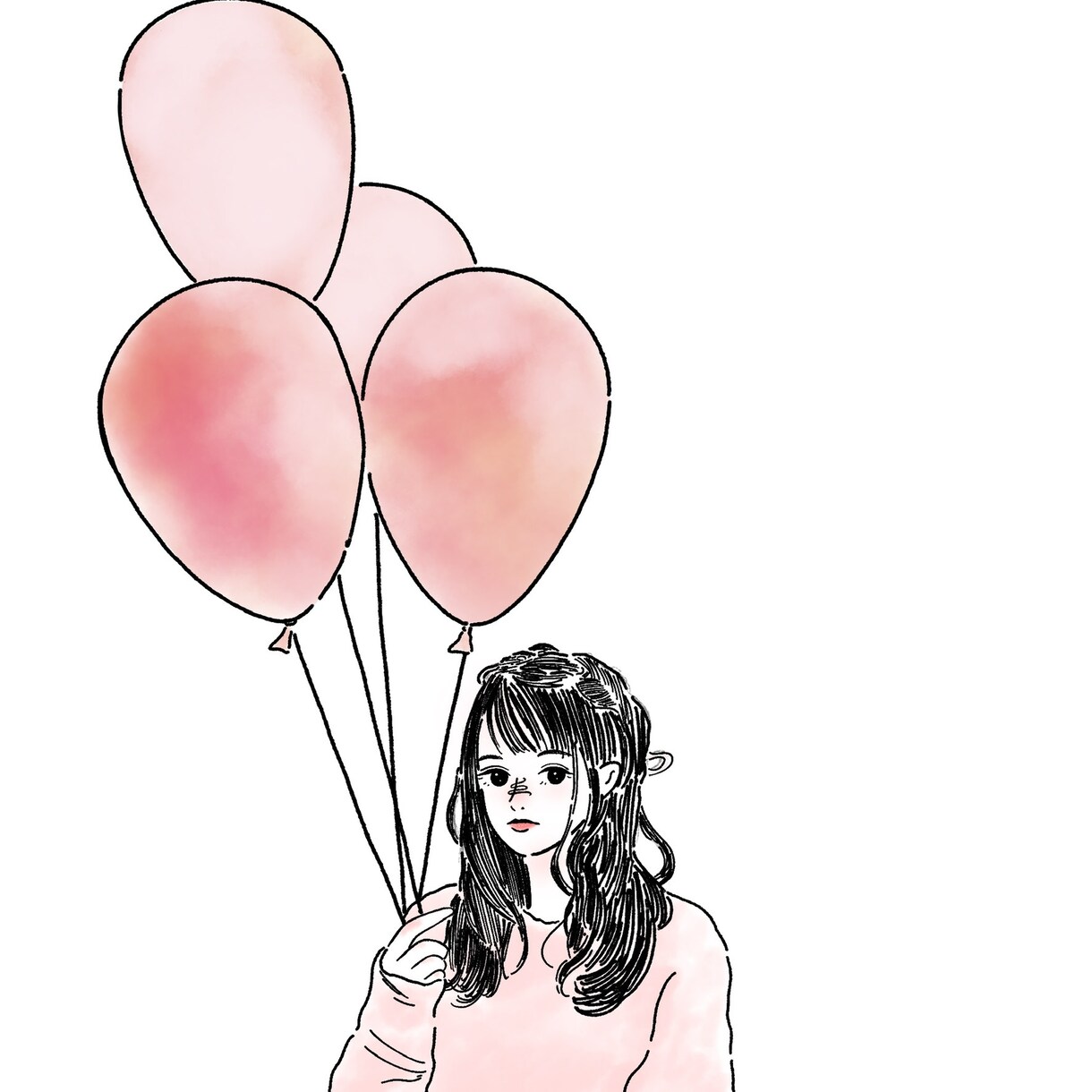 SNSやラインのアイコンに使えるイラスト制作します ちょっとレトロでシンプルなイラスト イメージ8