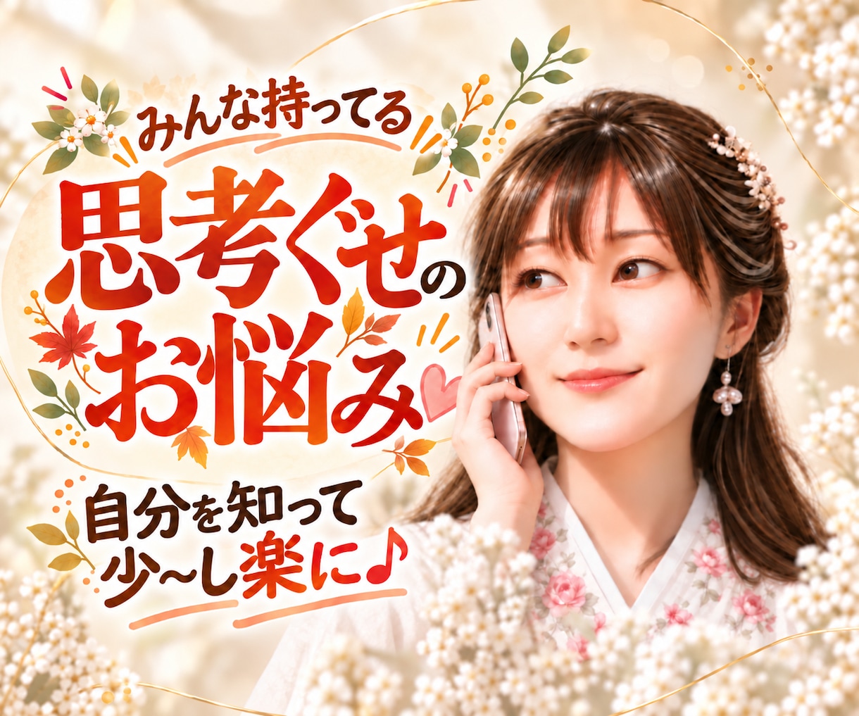 誰にでもある思考癖 生きやすくなる考え方へ導きます ぐるぐる べきねば 白黒思考などのつらさ整理してみませんか？ イメージ1