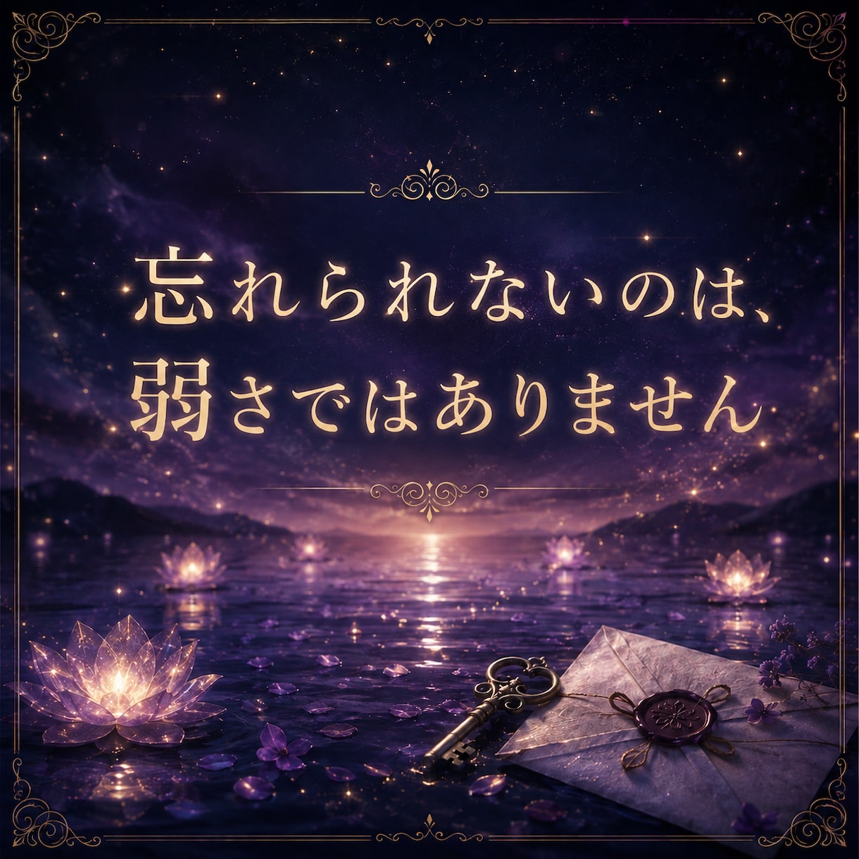 忘れられない相手との縁と、復縁の流れを視ます 忘れられないのは、弱さではありません イメージ2