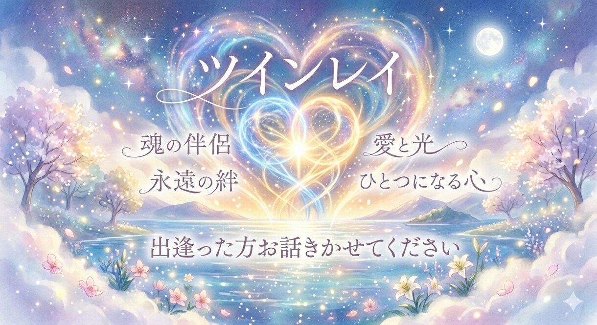 ツインレイに出逢った方お話し聞きます 出逢ってしまった方不安な気持ちもわたしが寄り添います イメージ1