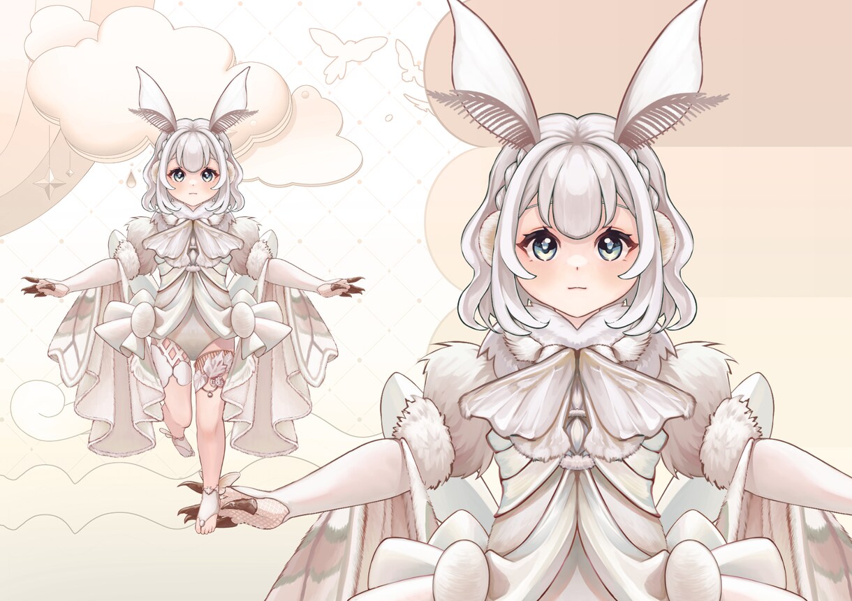 VTuber   IRIAMの立ち絵を描きます 理想のキャラクター作りをお手伝いします！ イメージ4