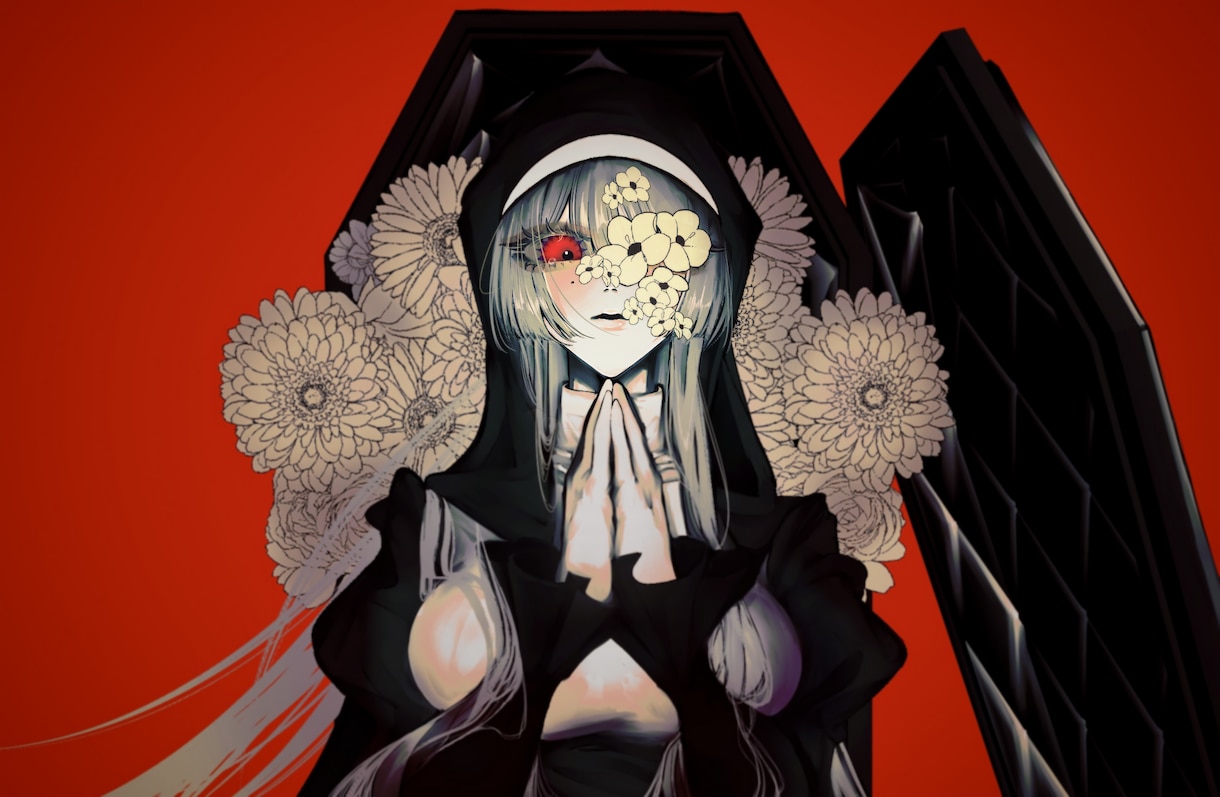 パキッとした絵柄で映像／イラスト制作します 「世界観」を重視するボカロP様／歌い手様／活動者様方へ イメージ3
