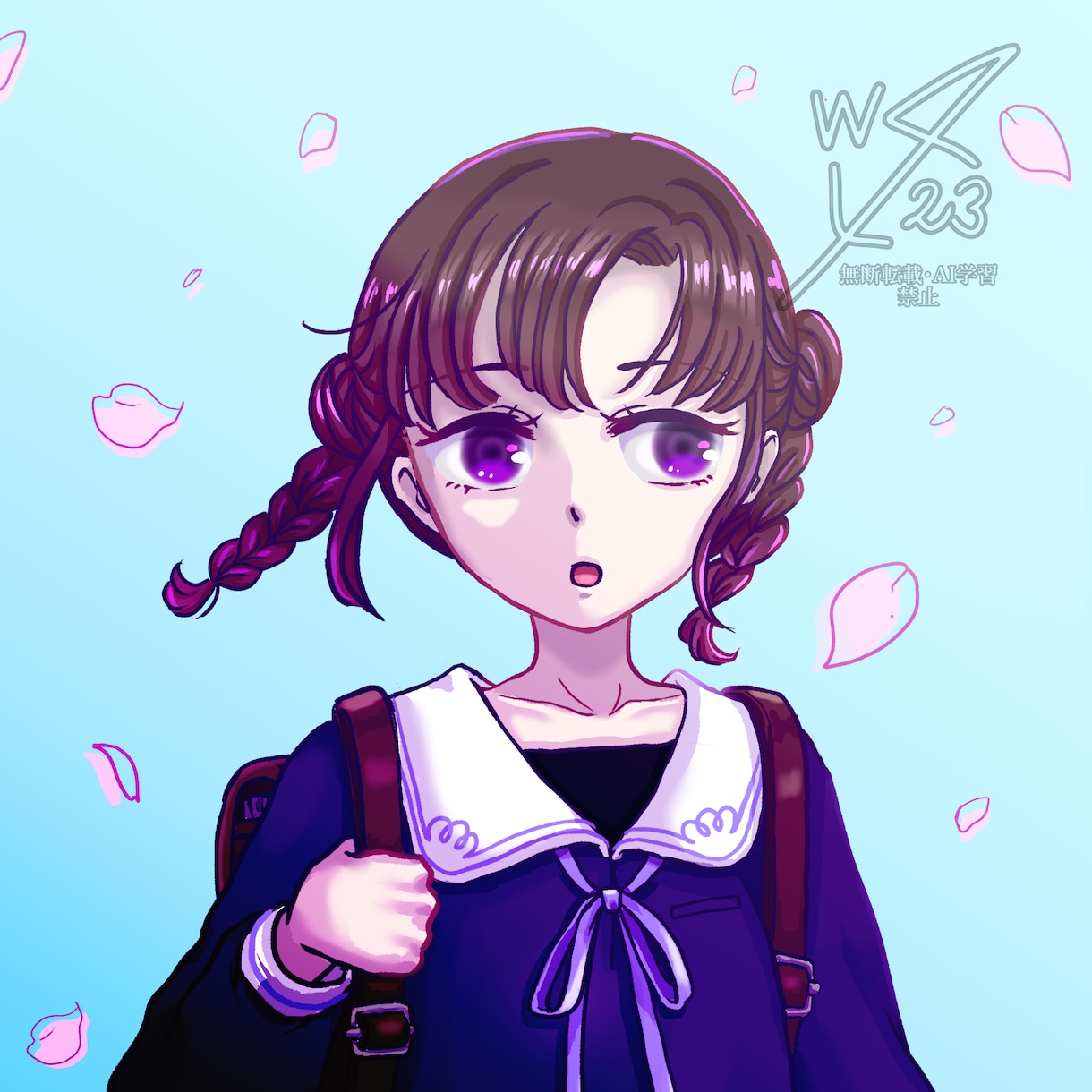 お好みの人物のSNS用アイコン・ヘッダー描きます 〜普通の頭身・SD（ミニ）キャラどちらもOK、女性が得意〜 イメージ3