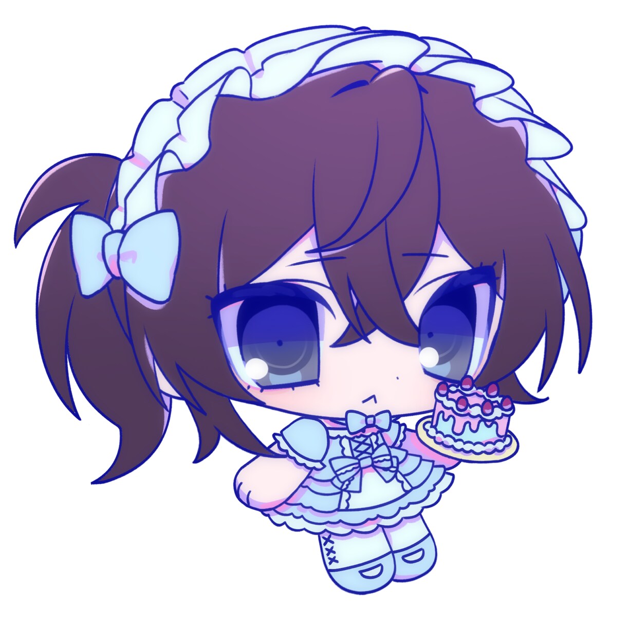 もちもちかわいいデフォルメイラストお描きします アクリルキーホルダーやアイコンなどに イメージ1