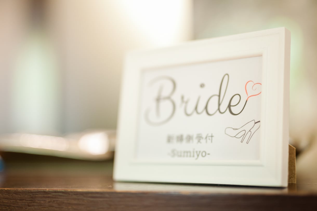 結婚式用の受付サイン作ります 受付ブースをオシャレにしたい方へ イメージ2