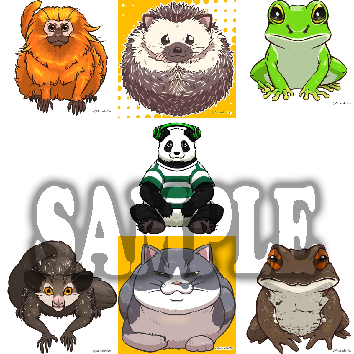 ペットや動物のシンプルなイラスト描きます 主にアイコン用・オリジナル動物や幻獣、昆虫等もどうぞ☆ イメージ5