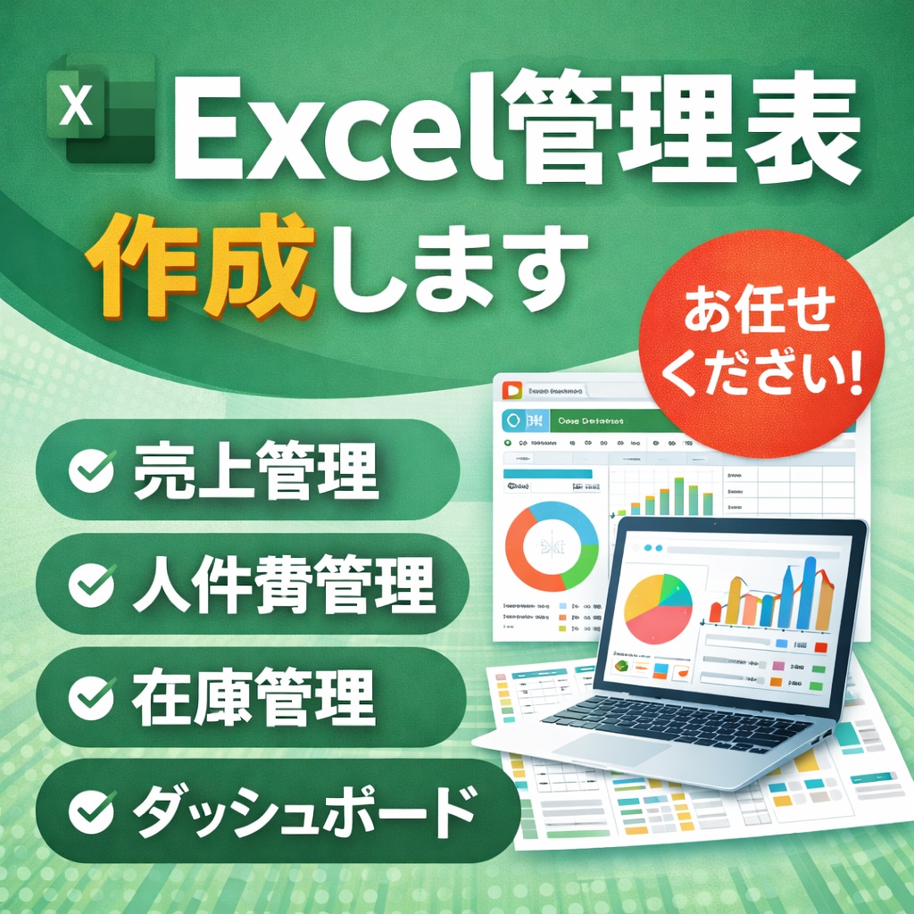 Excel・スプレッドシートでの管理表を作成します シンプルで使いやすい管理表を作成します。 イメージ1