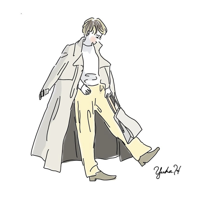 海外雑誌のような女性モデルのイラストを描きます パリジェンヌ感！かっこいい女性のポーズを描きます❤︎ イメージ7