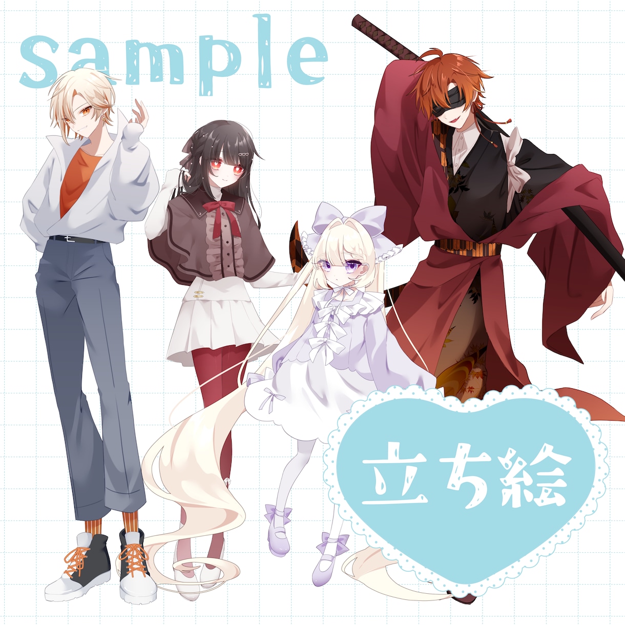 イラスト全般制作いたします キラキラした塗りのイラストをお届けします！ イメージ3