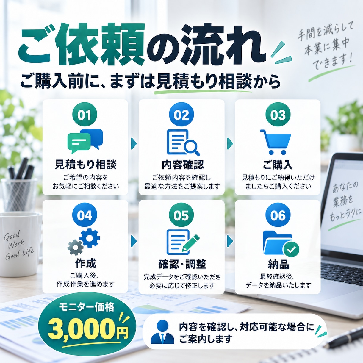 Excelの作成・自動化を幅広くお手伝いします 集計・管理表・テンプレ・マクロまで気軽にご相談ください イメージ2