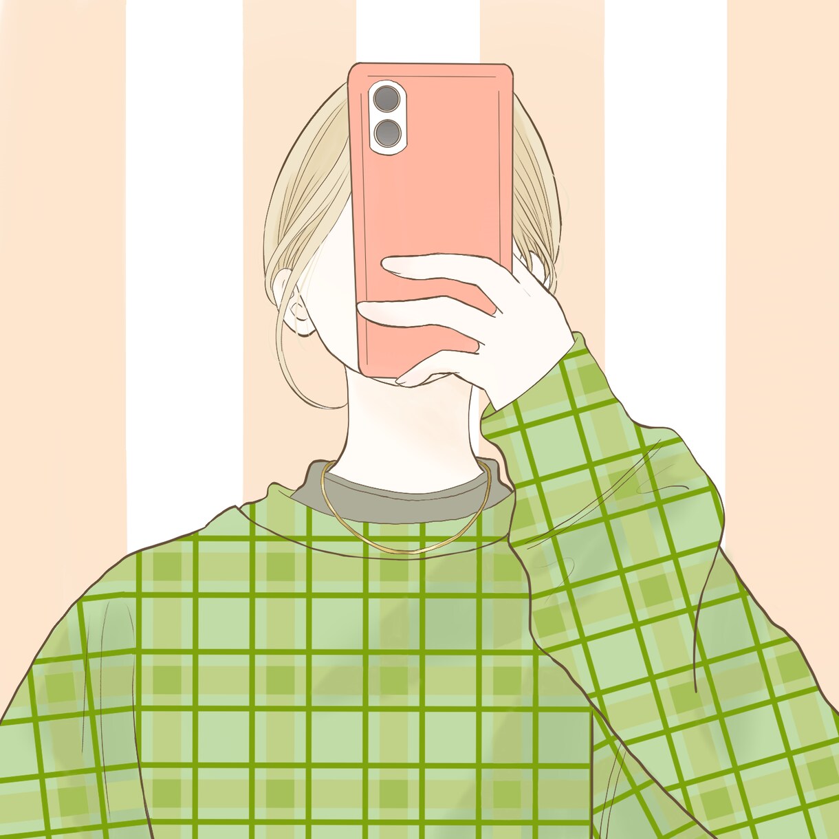 ふんわり柔らかいアイコンイラスト描きます シンプル淡い色味で優しさを表現　SNSやビジネス、贈り物にも イメージ2