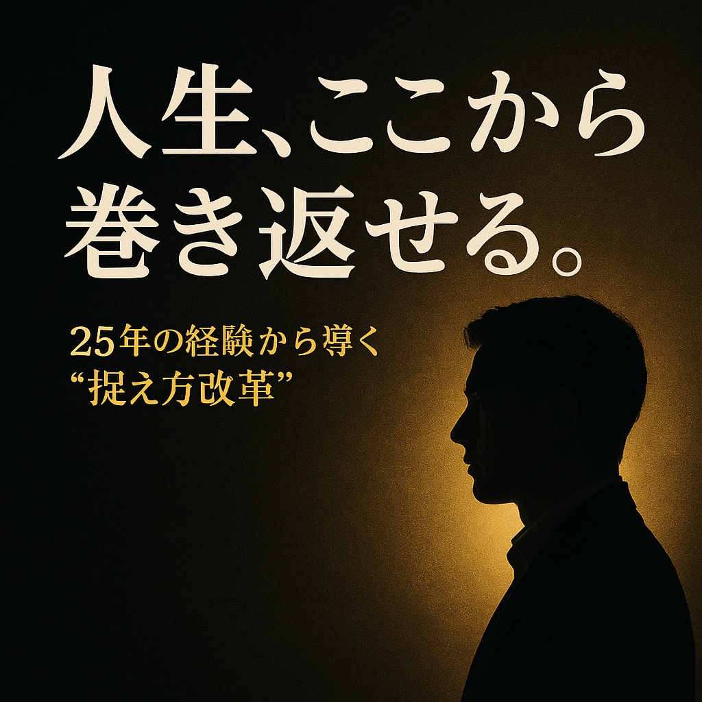 人生を巻き返す！悩み！今を変える一歩お伝えします 経験⇒実績⇒精神論⇒脳科学で描く⇒受止め方⇒捉え方⇒行動変革 イメージ1