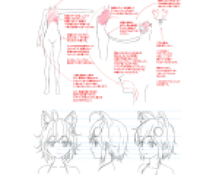 あなたがデザインしたキャラをプロ視点から添削します 現役キャラデザイナーが「魅力的なキャラを作りたい」を叶えます イメージ3