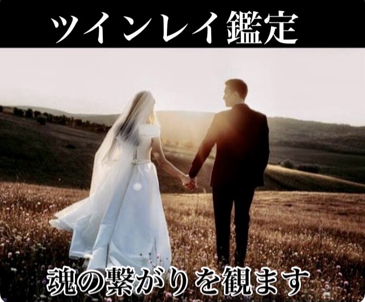 ズバリ！気になるあの人はツインレイなのか鑑定します 今世2人の魂レベルでの関係性や繋がり、その意味を鑑定します｡ イメージ1