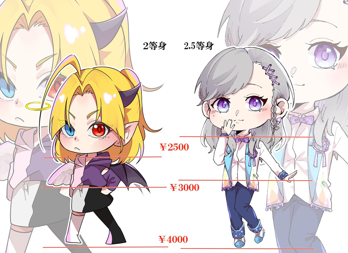 ラフ修正無限！かわいい【SNS向イラスト】描きます 商標利用可！SNS活動や推し活におすすめ！ イメージ4