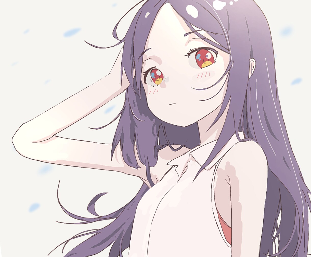 可愛くシンプルで目立つアイコンお描きします アイコンやSNS用のアニメ塗りの人物イラスト イメージ1