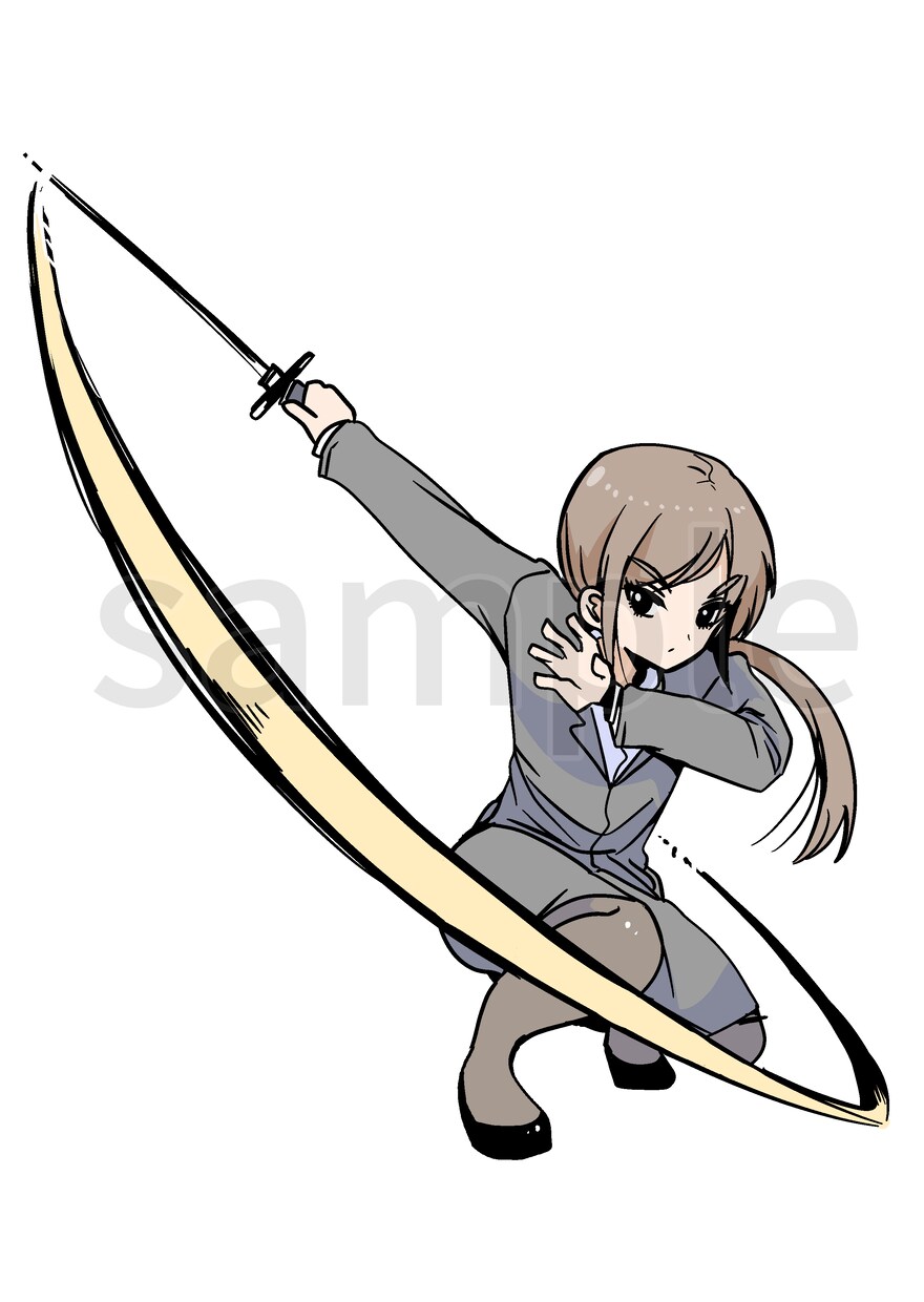 シンプルな絵柄でイラストを描きます 動画、ブログ等での利用はもちろん、商用利用もOK イメージ10