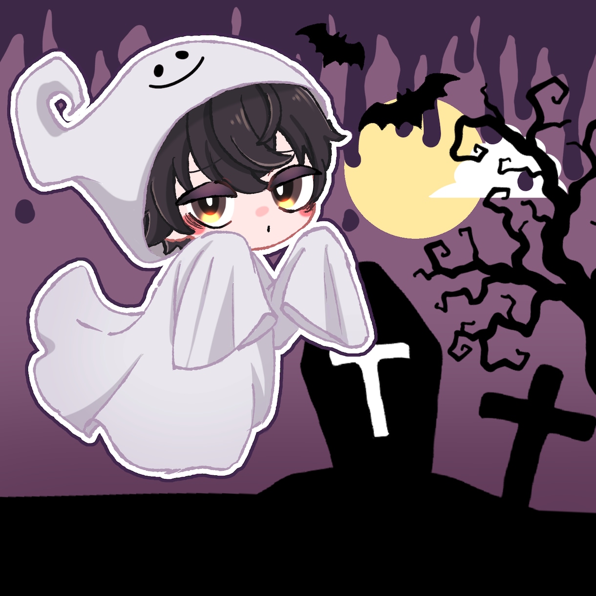 ハロウィン量産イラストのご依頼承ります 魔女、キョンシー、オバケ！ハロウィン量産イラスト描きます！ イメージ4