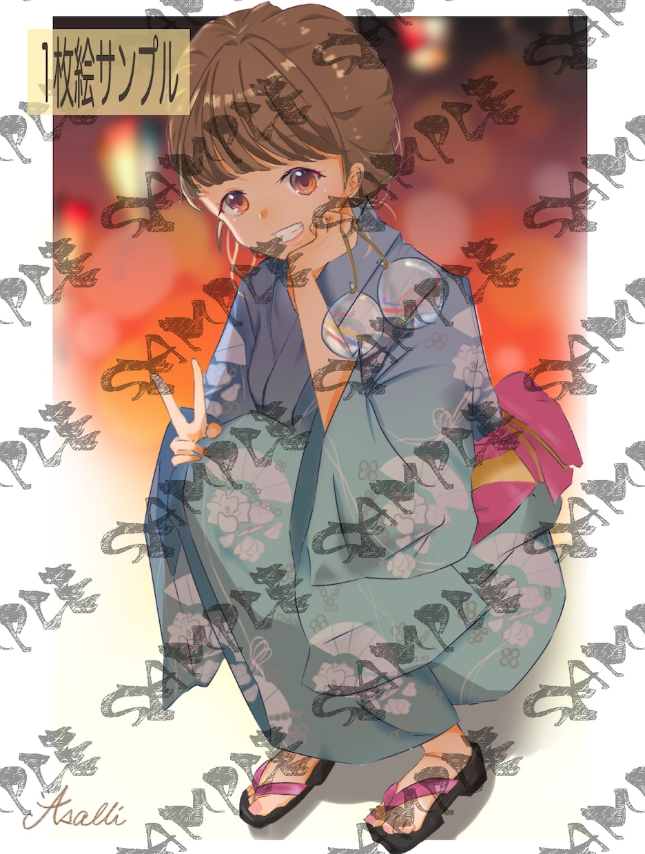 格安！可愛くて映えるイラストお描きします SNS用ヘッダーやyoutube・プレゼントにおすすめです！ イメージ3