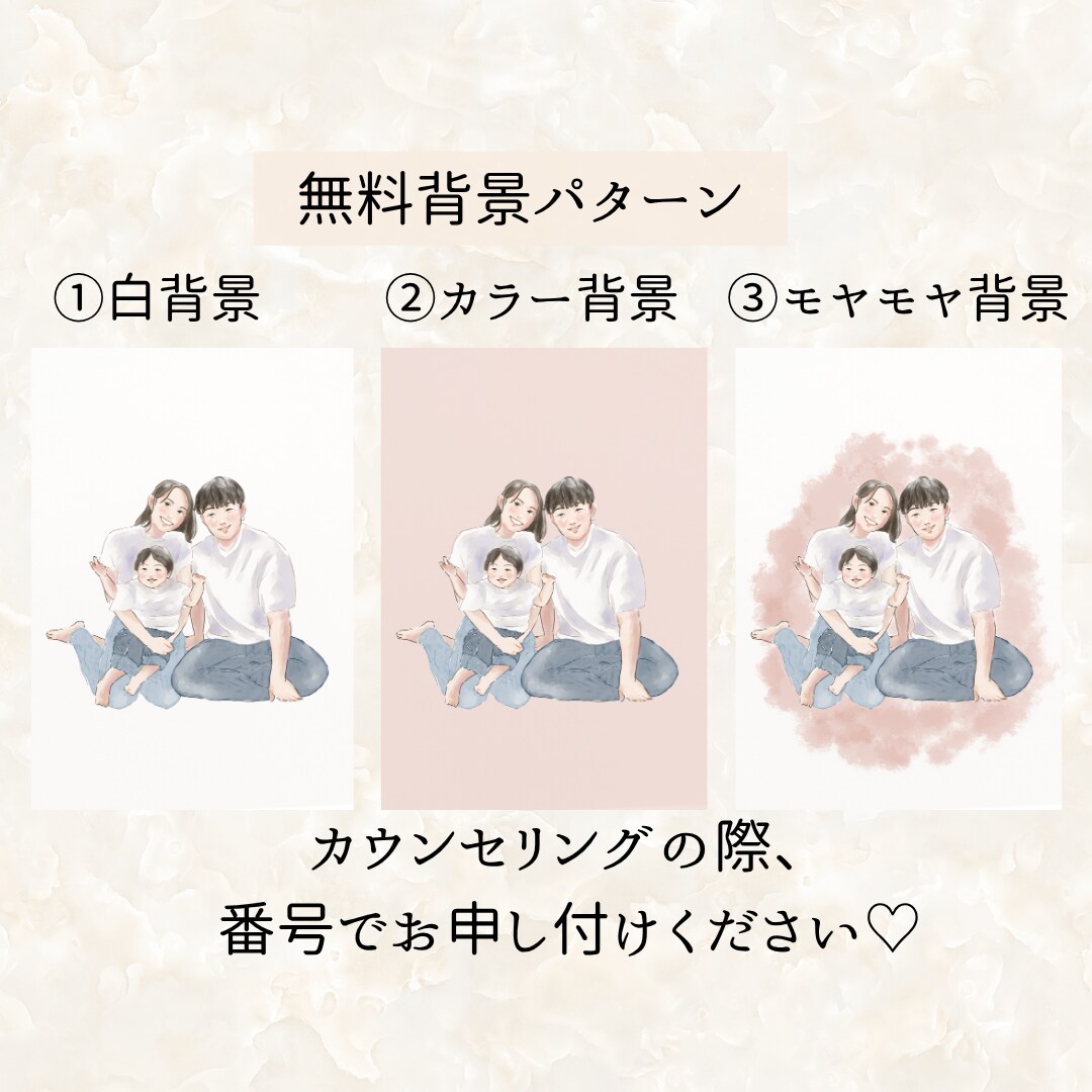 柔らか水彩タッチのウェルカムボード描きます ウェルカムボード|両親贈呈|結婚式|結婚記念日 イメージ7