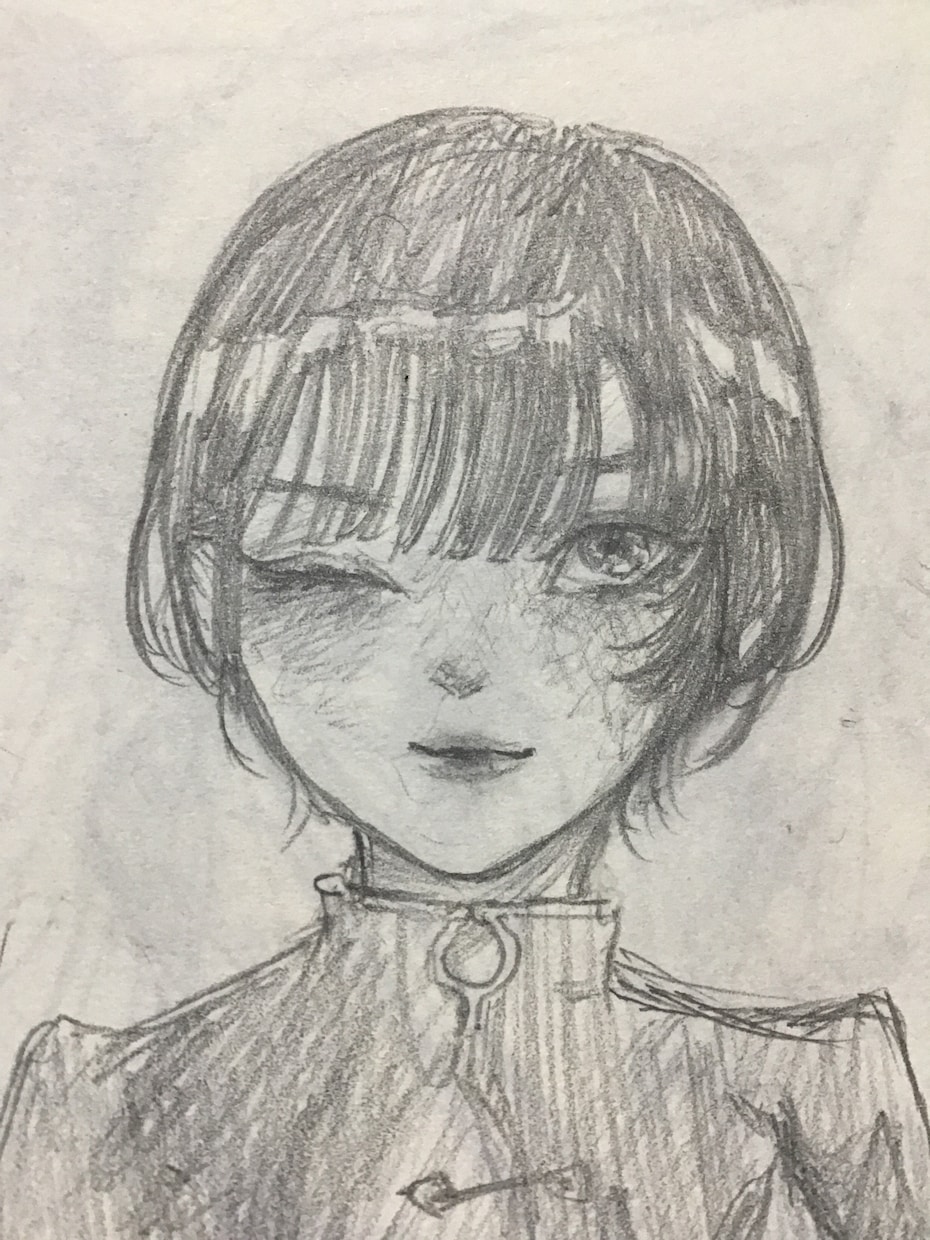 アナログ・モノクロでアイコンお描きします シャーペン画・ペン画は選択可能です！修正や変更は受け付けます イメージ2