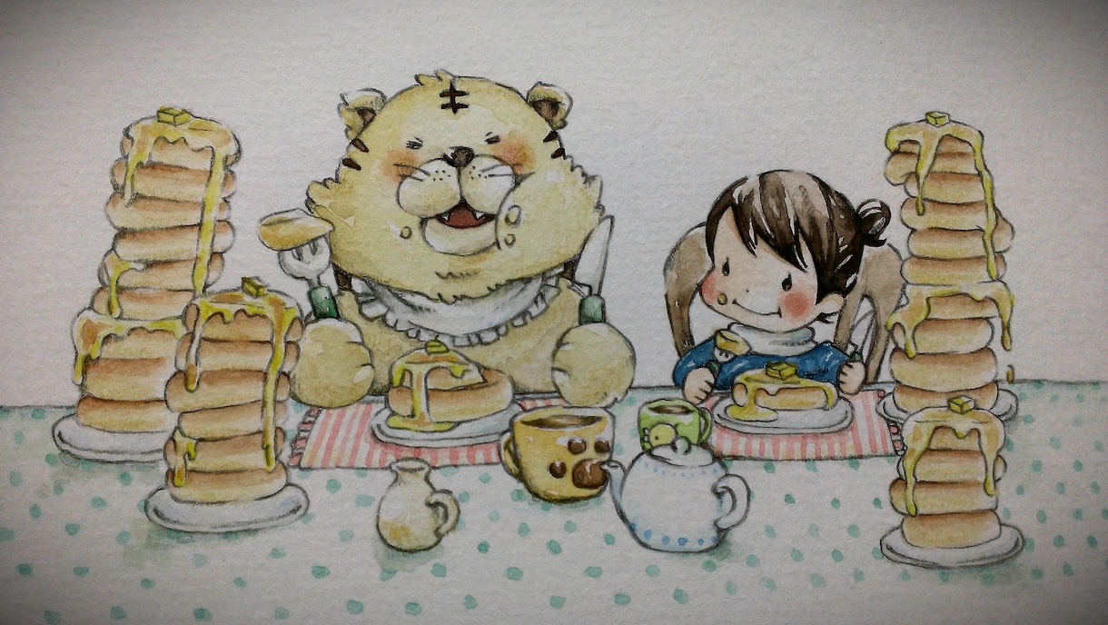 イラストや似顔絵お描きします ほんわか癒し系の手描きイラスト作成 イメージ6