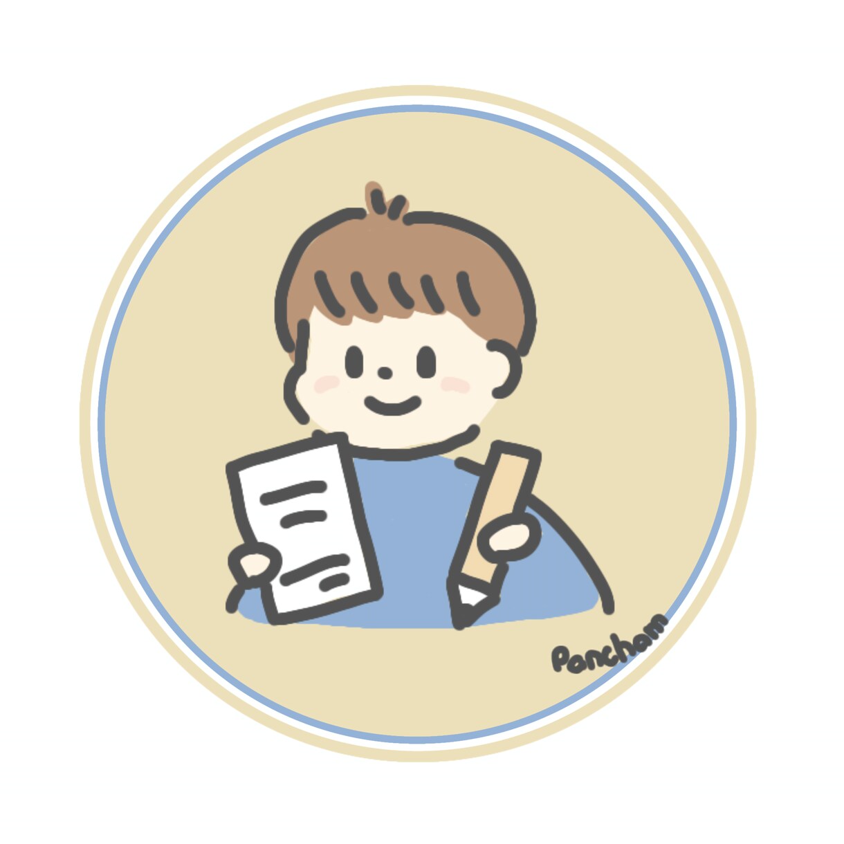 何にでも使いやすい！ゆるい人物イラスト描きます ちょっと欲しい時に使いやすい、淡い色味のイラストが欲しい方へ イメージ3