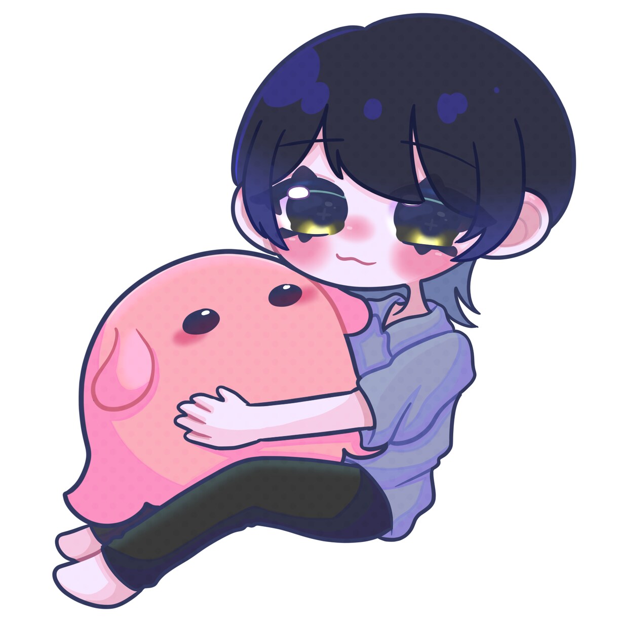 かわいいミニキャラお描きします SNSアイコンに使えるイラスト制作致します!! イメージ1