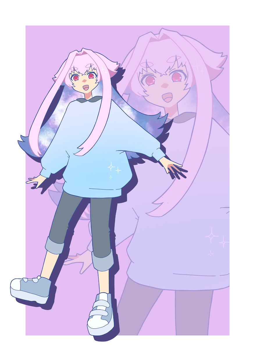 キャラクター立ち絵を制作いたします シンプルな塗りの全身立ち絵です。 イメージ6