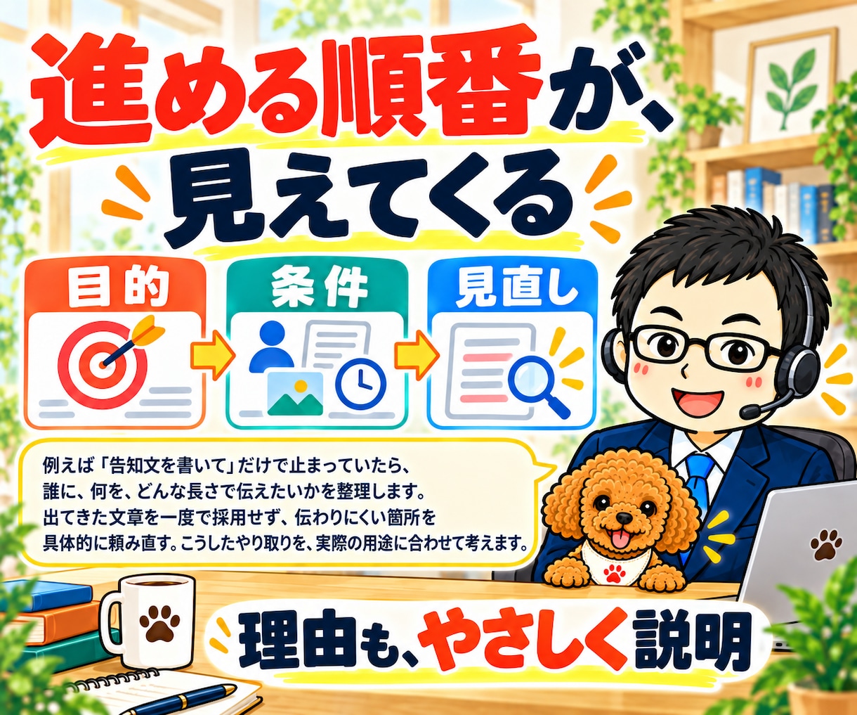 ChatGPTの使い方を電話でやさしく教えます 初心者歓迎|質問の仕方・文章作成・仕事の時短を一緒に整理 イメージ3