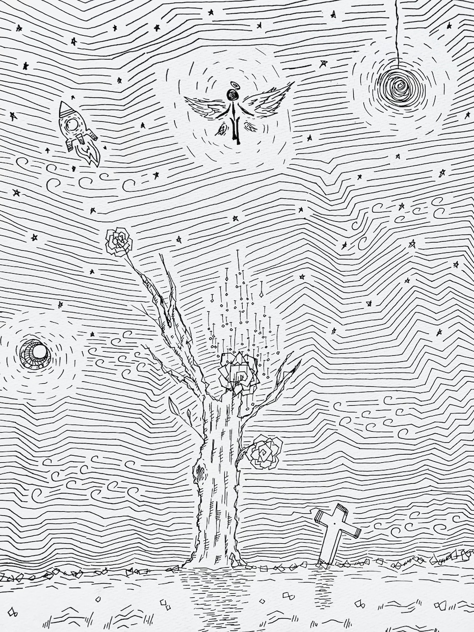 個性的な一枚絵を作成いたします 感情や日常にある美のかけらを具現化したイラストを描きます。 イメージ5