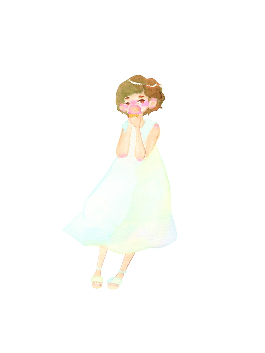 水彩でゆるっと淡い水彩イラスト作成します 淡おしゃれ！気軽にちょっとかわいいをお届け イメージ3