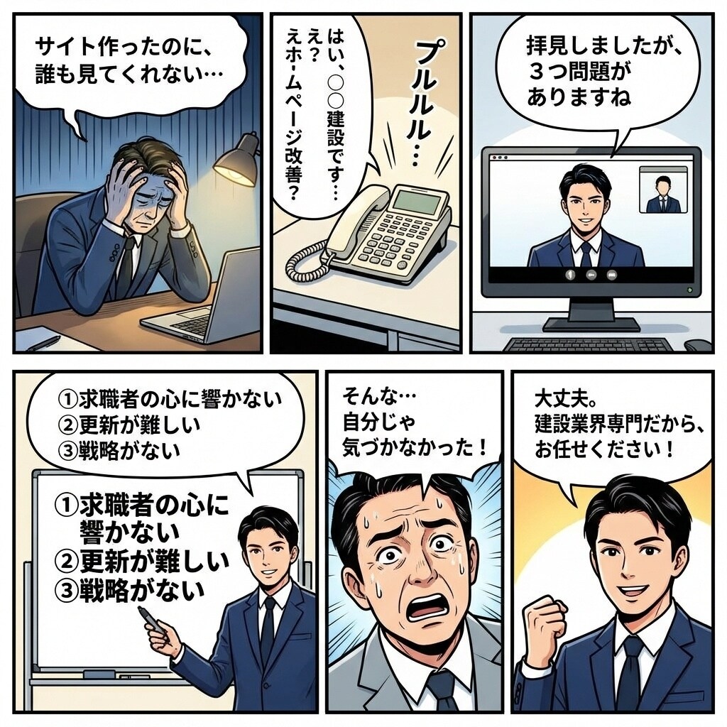 全ジャンル対応！採用も集客も増やすHP制作します 応募が来ない...を解決|現役数社CMOが設計する戦略サイト イメージ2