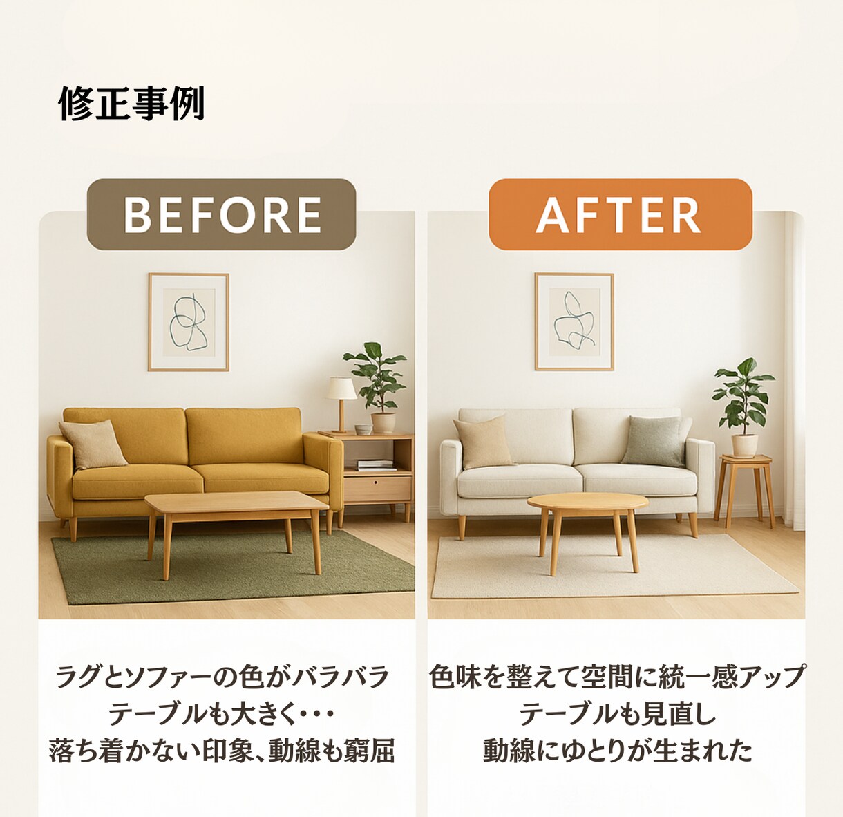 おしゃれで快適！家具配置＆インテリア提案します 現役建築士が理想のインテリアを、家具配置から丁寧に提案します イメージ6