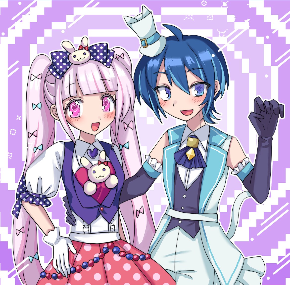 オリジナル、GL、BL、コンビ絵等の２人絵描きます 2名のイラストか、単体イラストを２枚お描きします！ イメージ4