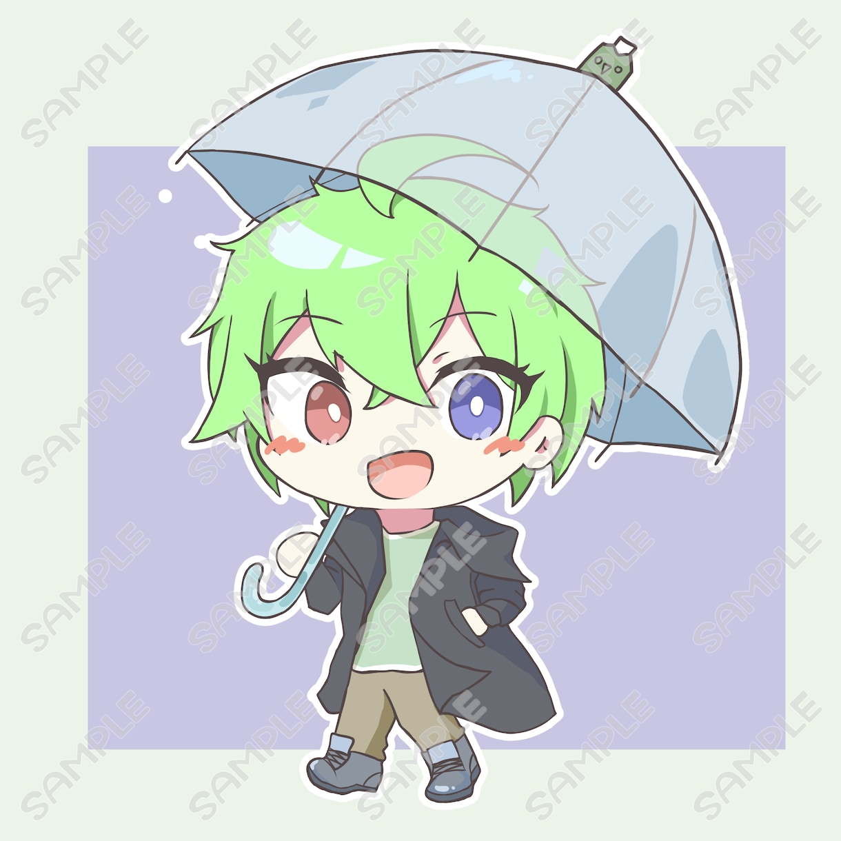 かわいい・かっこいい系のイラストを描きます 『目』が特徴的なキャラをあなたに✨️ イメージ2
