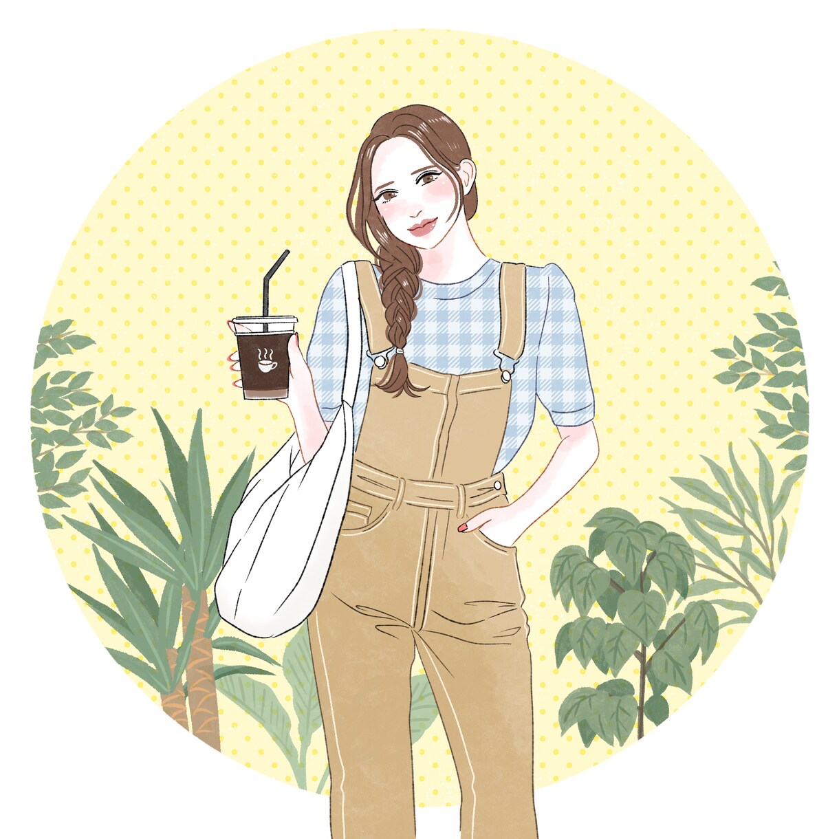 商用OK女性のイラスト描きます ふんわり可愛いやかっこいいキャリアウーマンなど。 イメージ2