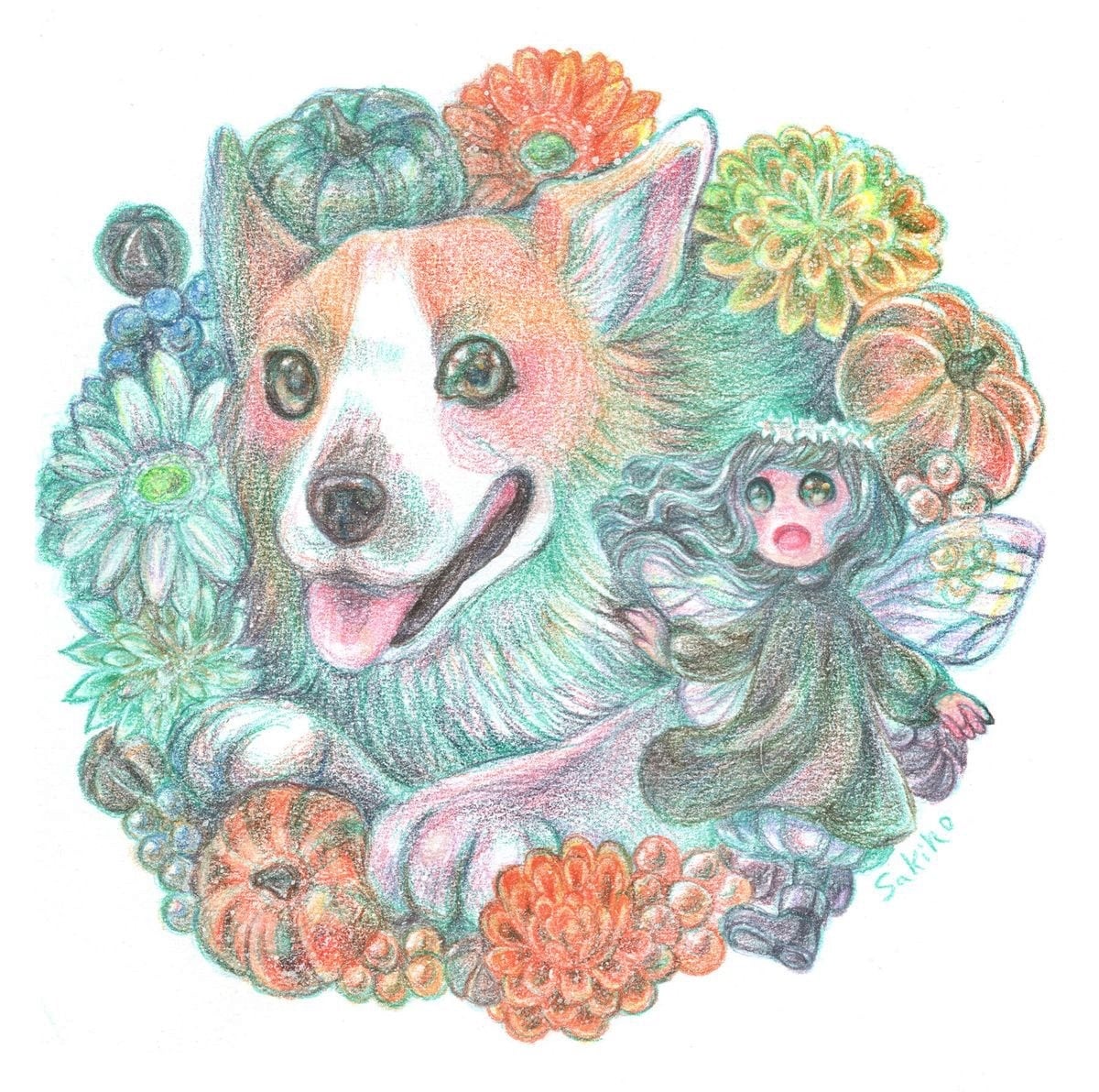 童話のようなイラスト描きます 暖かみのあるタッチの色鉛筆イラスト作成 イメージ2