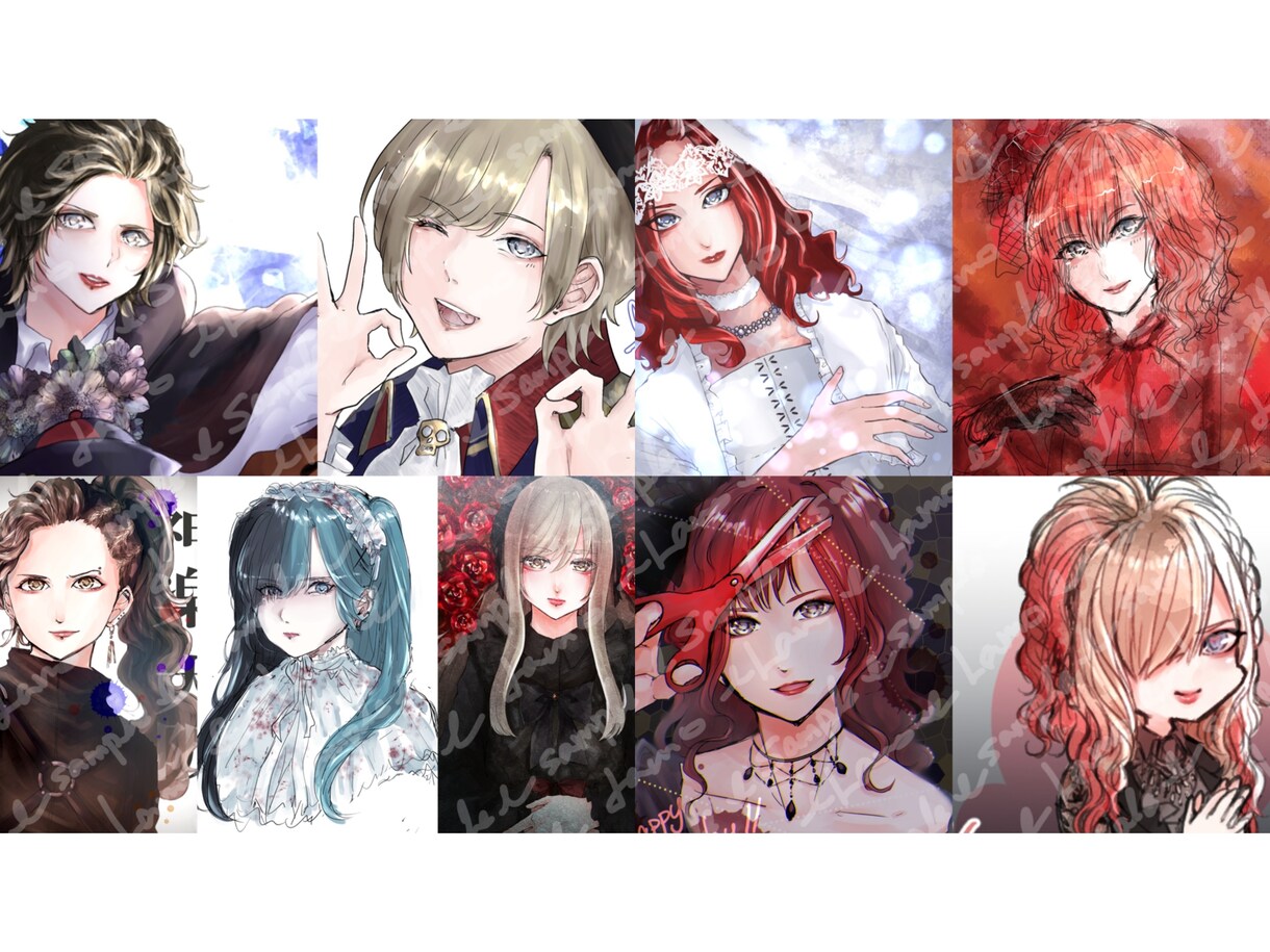 商用利用可能のイラスト描きます 主に個人の歌い手さん、活動者さんなどへ。その他の方もOK！ イメージ3