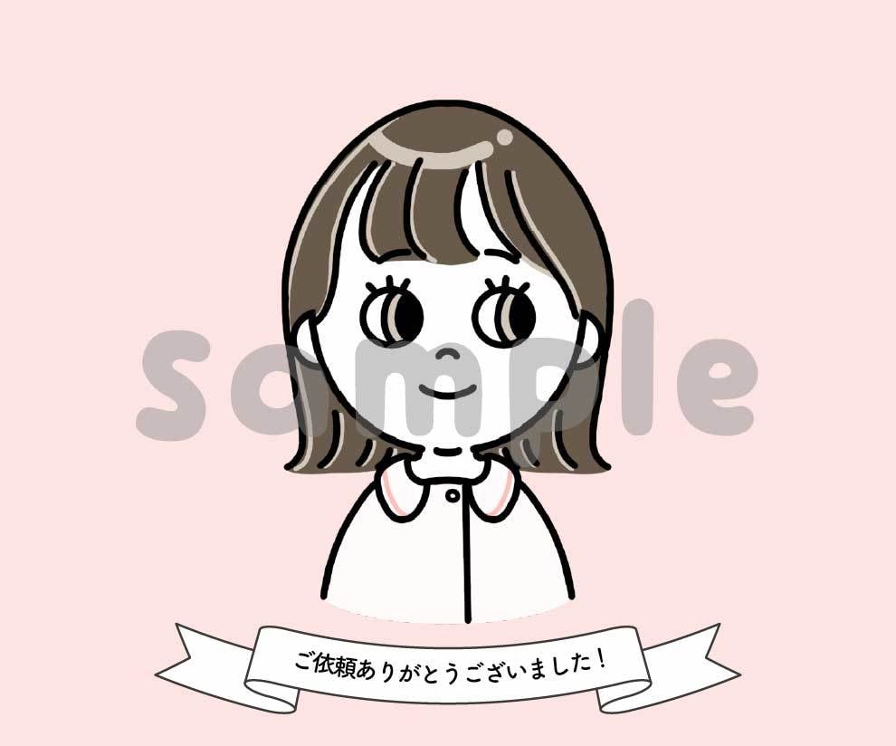 印象に残るシンプル可愛いアイコン作成します SNS・ブログに使えるミニキャラ！表情違いも制作します イメージ5