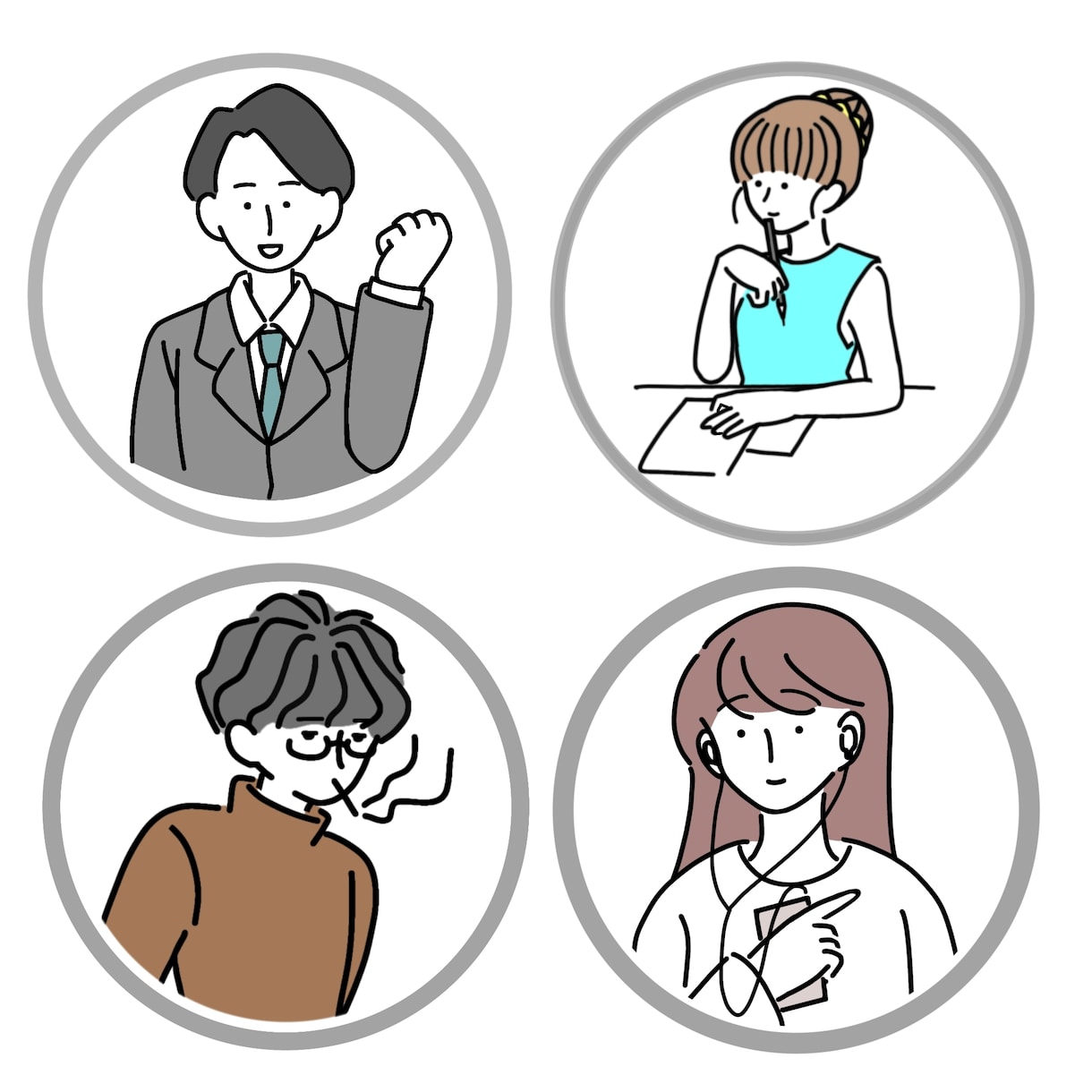 シンプルでおしゃれな線画イラスト描きます SNSアイコンや名刺、ショップカードなどにおすすめ！ イメージ7