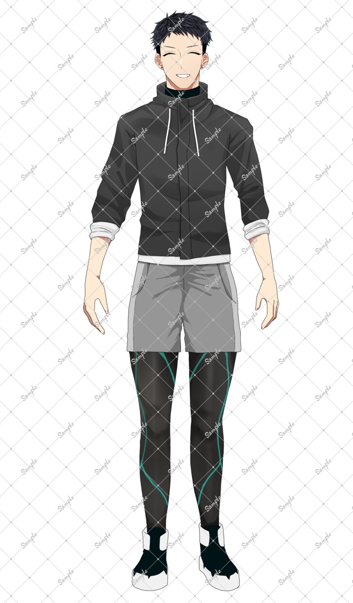 スポーツマン【表情差分5種類】立ち絵販売しますます 商用可・スポーツマンの立ち絵販売します【表情差分5種類】 イメージ6